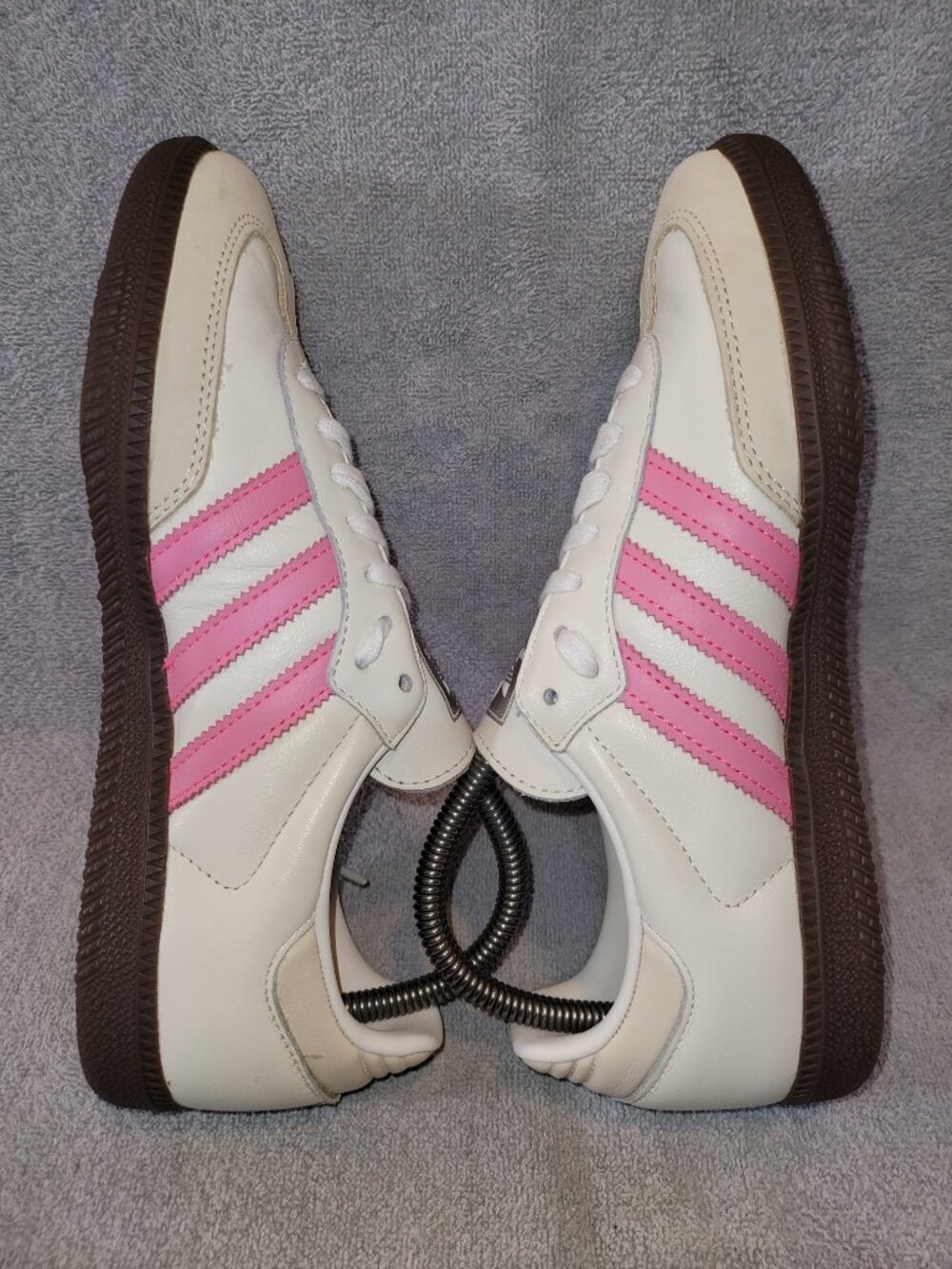 Adidas Samba OG Women’s Size 7.5 US Lucid Pink/Cloud White Gum Shoes IG1962 - Picture 13 of 16